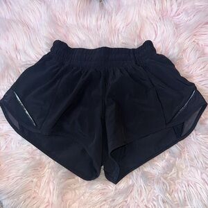 Lululemon Black Hotty Hot Shorts
